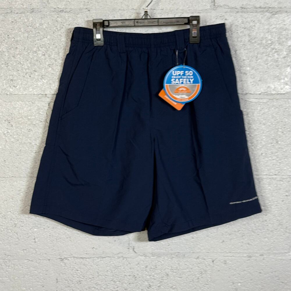 Columbia Men's 8" Back Cast III Upf 50 Water Short Collegiate Navy Small - Picture 1 of 8